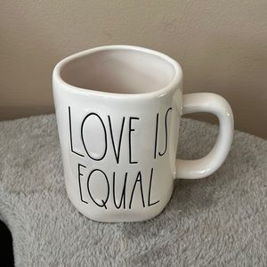 Rae dunn “ love is equal” mug brand new